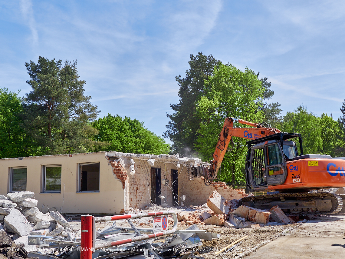 11.05.2022 - Baustelle am Haus für Kinder in Neuperlach